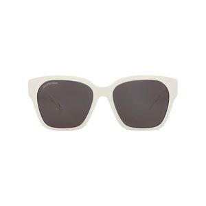 Balenciaga Square-Frame Acetate Sunglasses Ivory Unisex-Adult